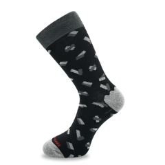 Donkergrijze sok Breeze