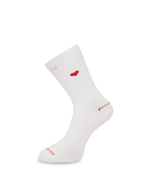 Witte hartjes sok Lobefin