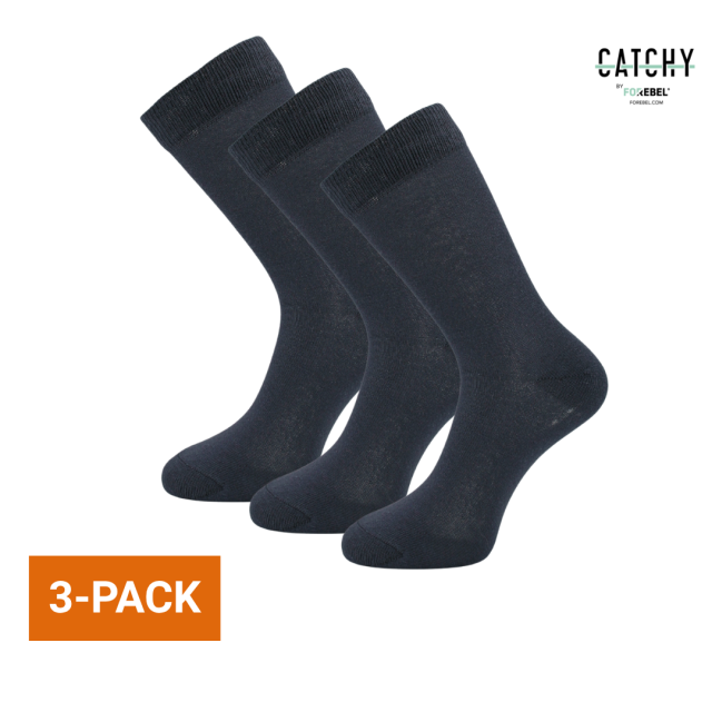 Donkergrijze sok Thread 3-pack