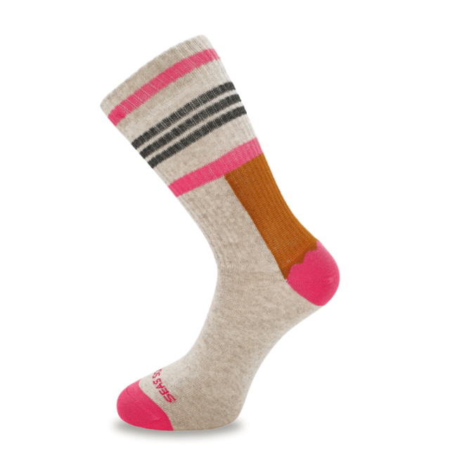 Beige sports socks Wave