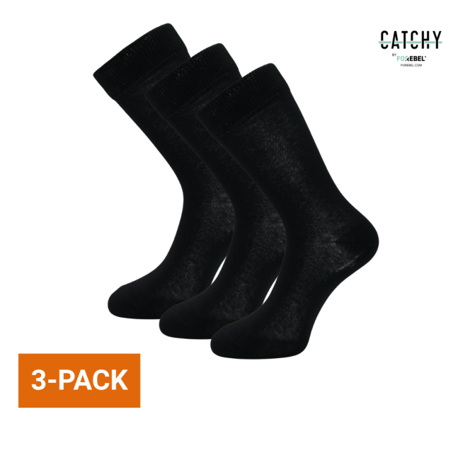 Zwarte sok Knit 3-pack