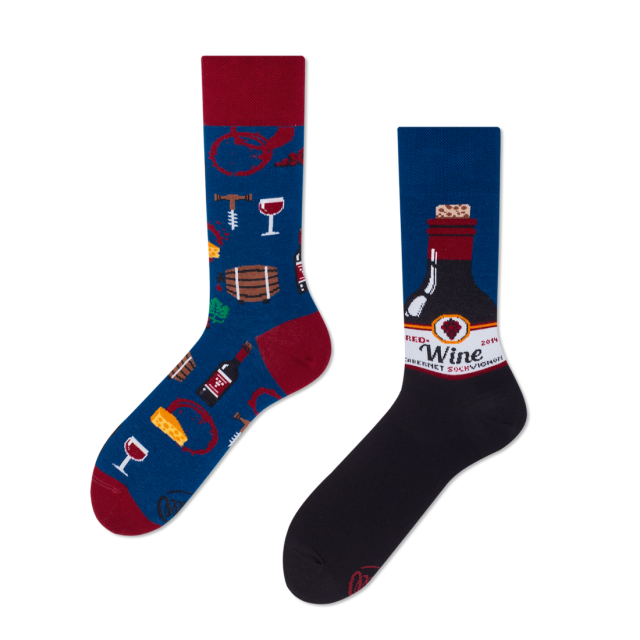 Blauwe sok Cabernet Sockvignon