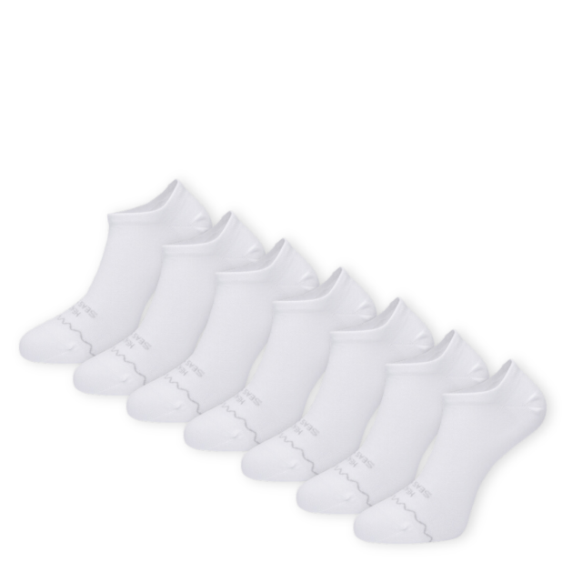Witte sneakersok Plaice Value Pack - 7-pack