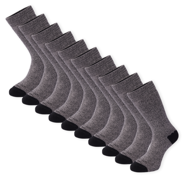 Pompano winter sock value pack 10-pack