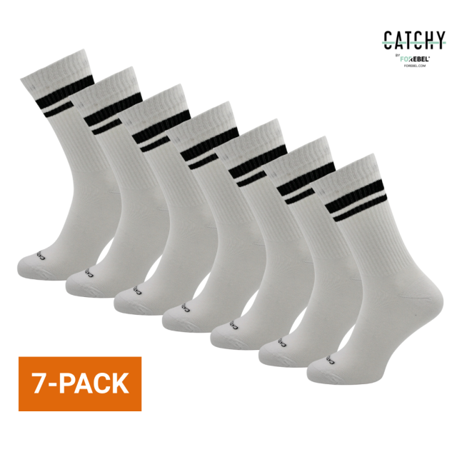 White Sport sock Track 7-pack